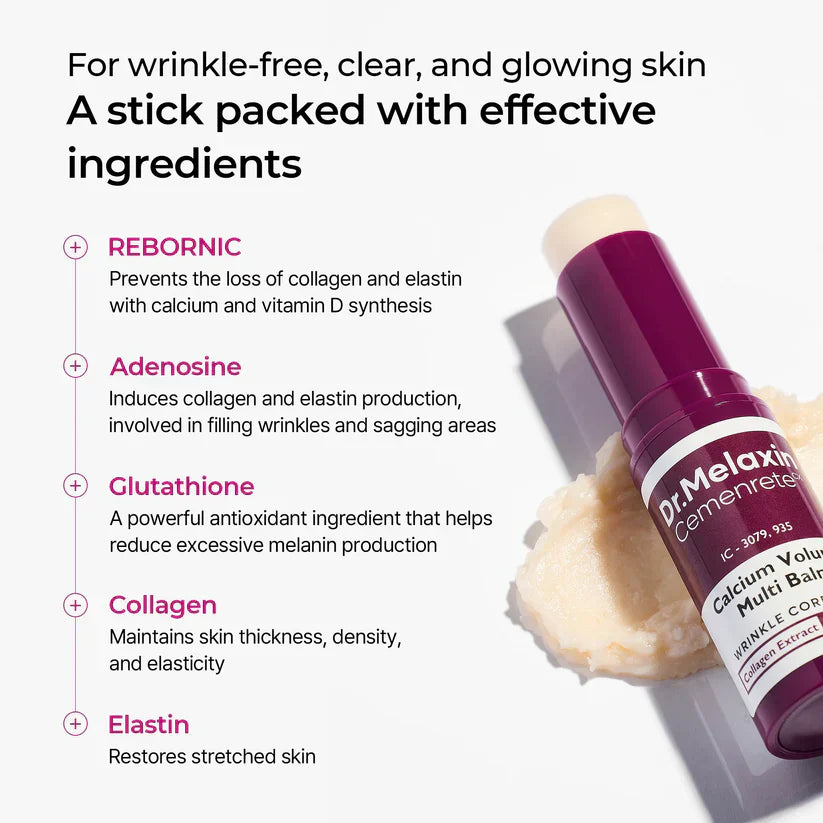 Pack Dr. Melaxin Calcium Volume Multi Balm + Eye Patch